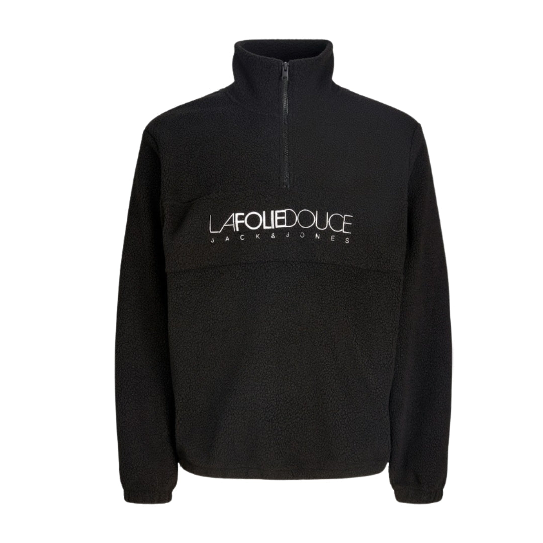 Jack & Jones Folie Teddy Men's Sweater | Black