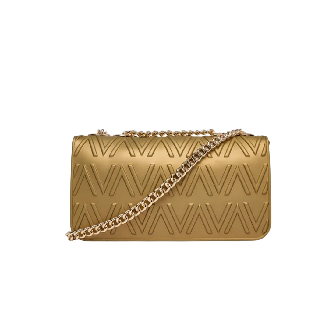 Valentino Bubble Gold Shoulder Bag