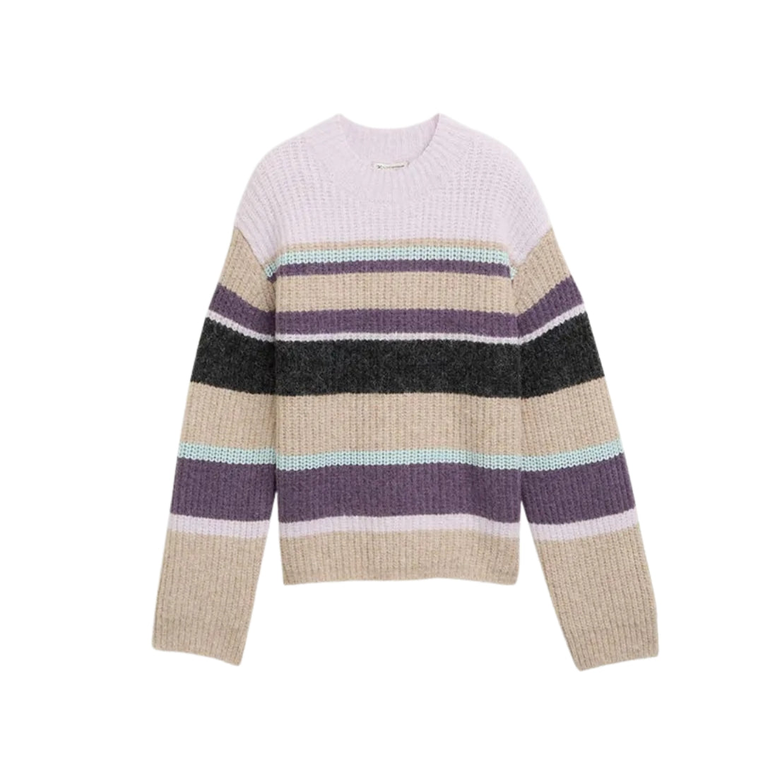 Tom Tailor Women's Sweater | Tricolor – detail view