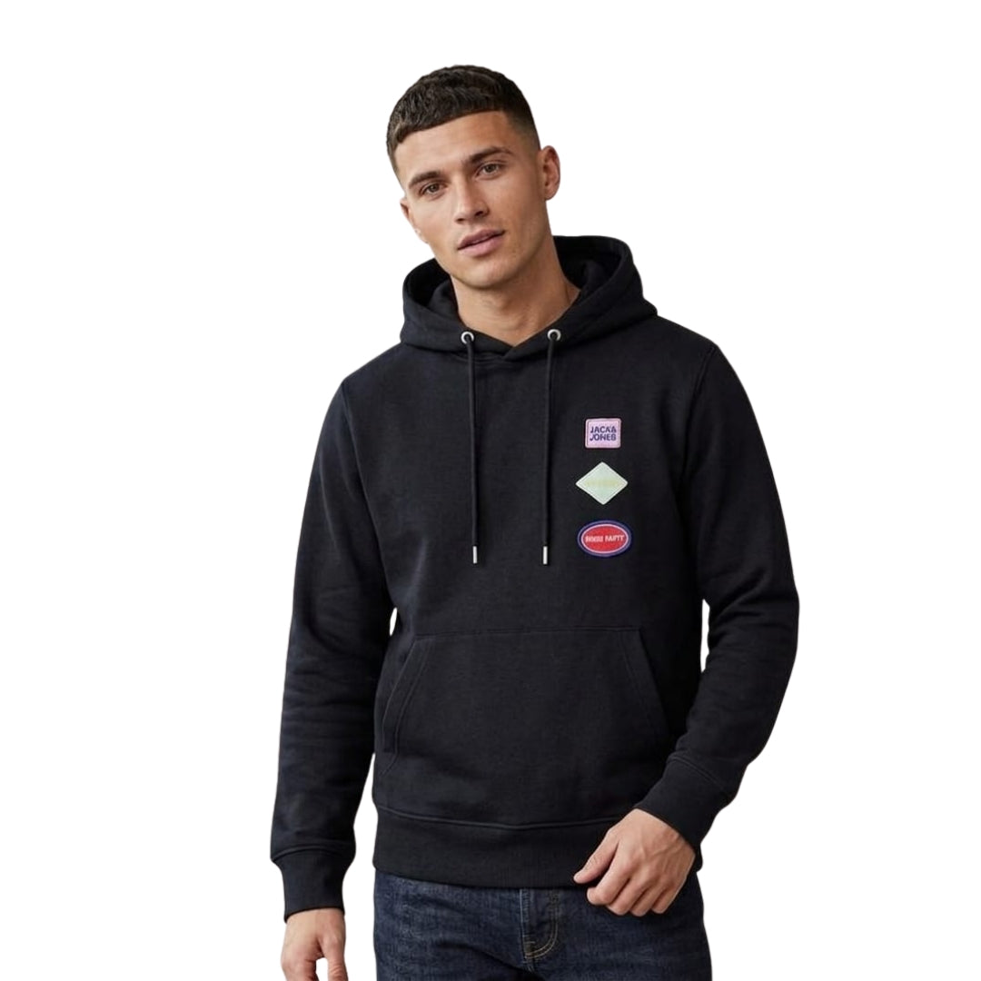 Jack & Jones Folie Badge Men's Sweater | Black