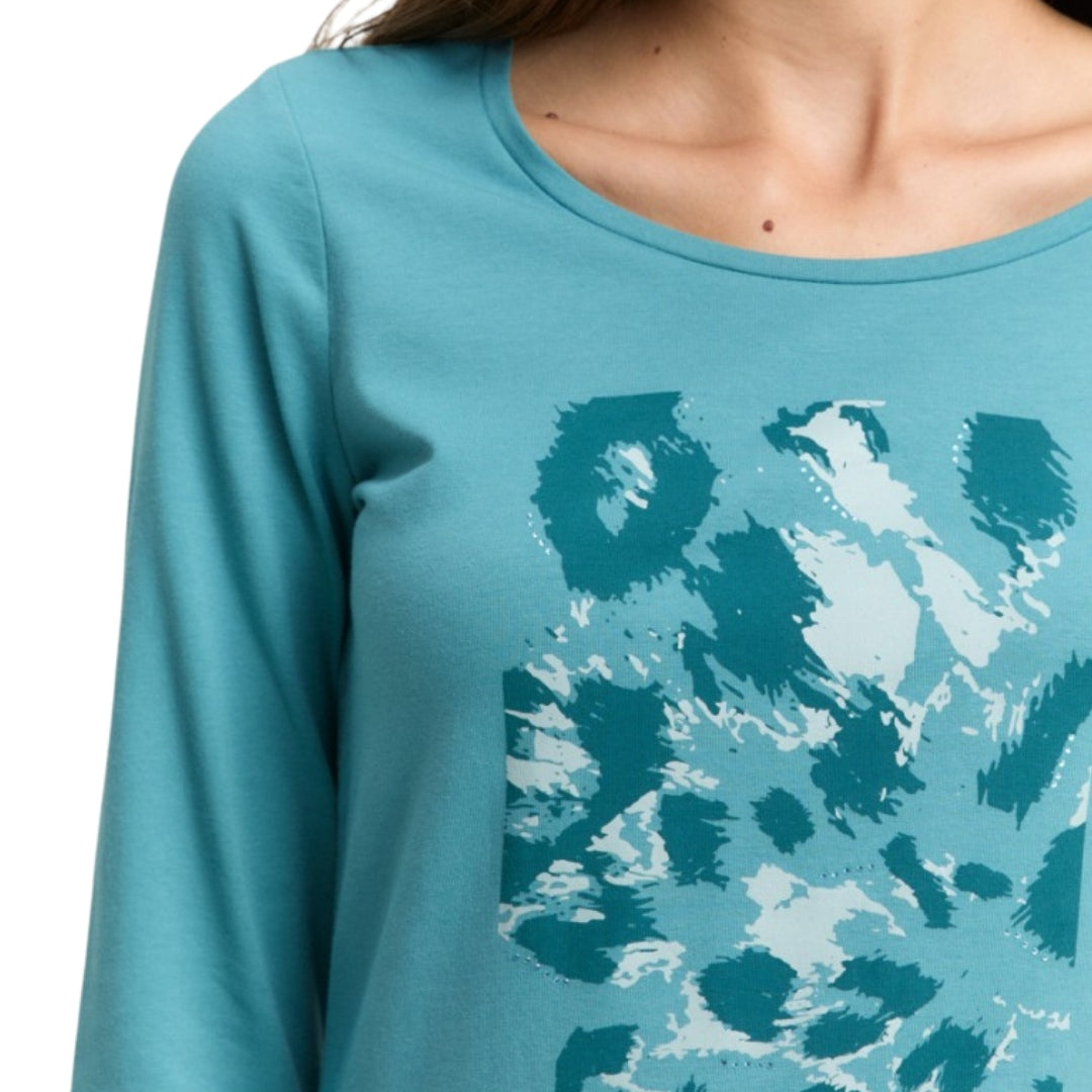 Tom Tailor Long Sleeve Women's Top | Green