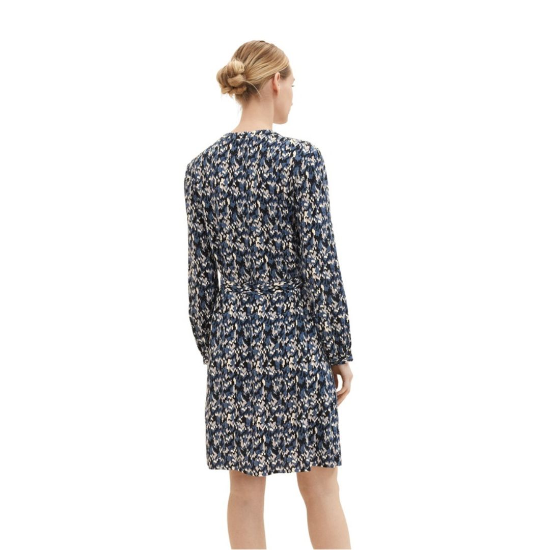 Tom Tailor Blue Print Dress