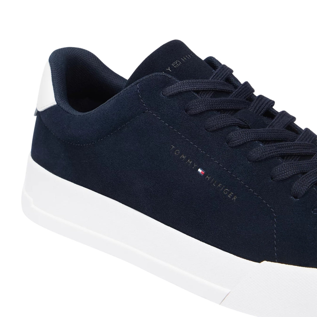 Tommy Hilfiger Men Blue Suede Shoes