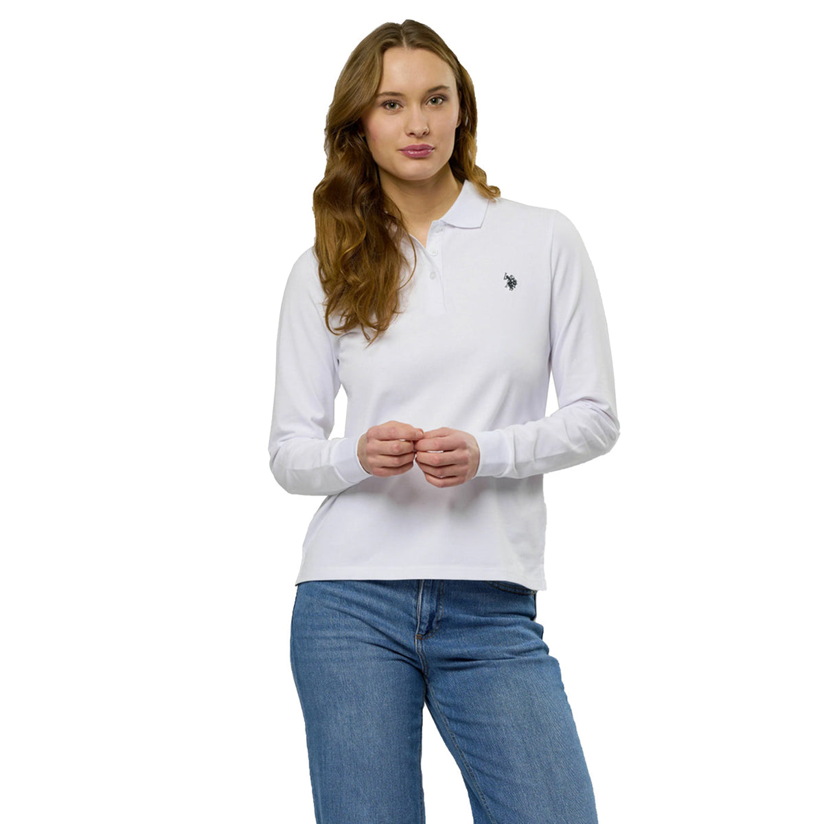 U.S. Polo Assn. Women's Polo Shirt | White