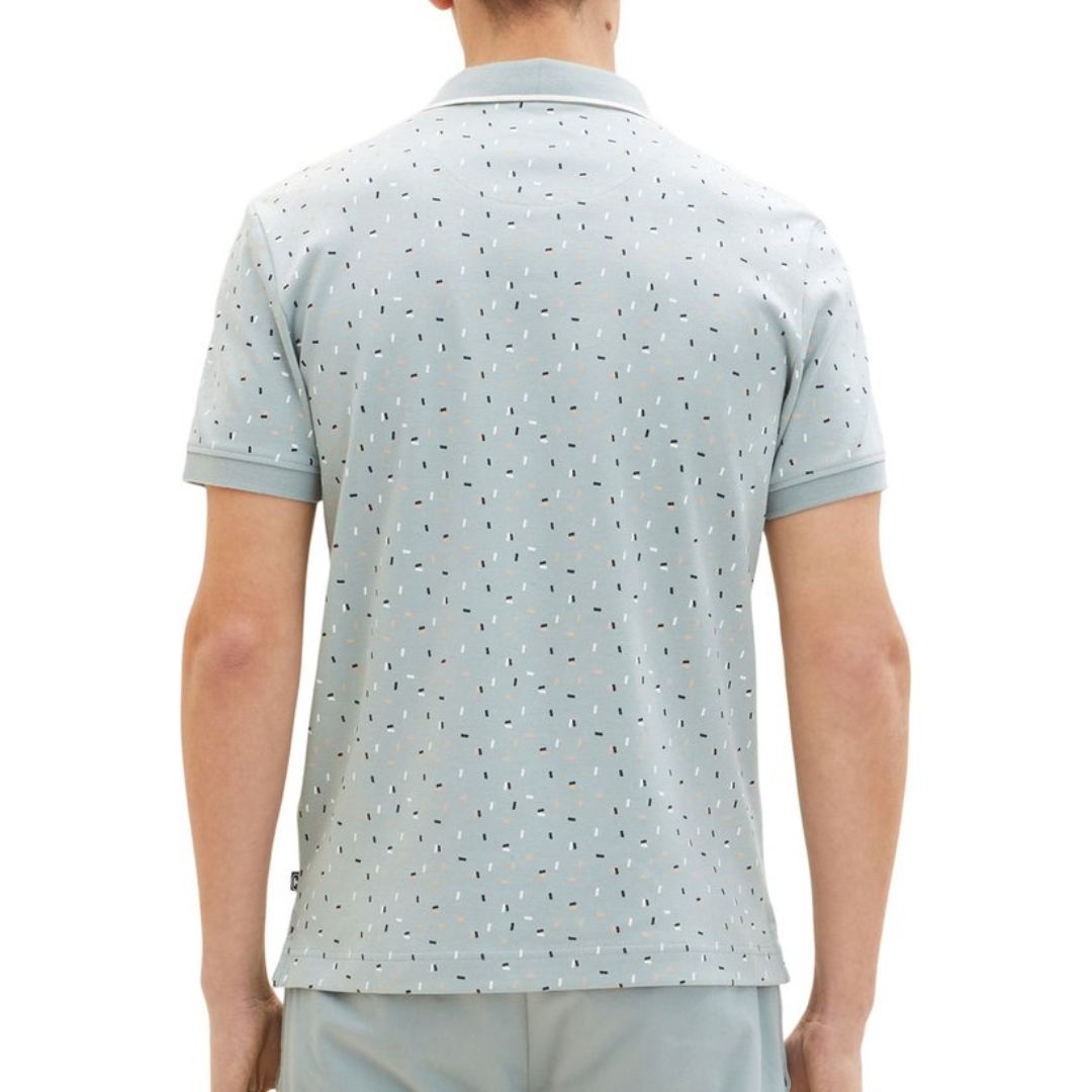 Tom Tailor Polo Shirt Green Print