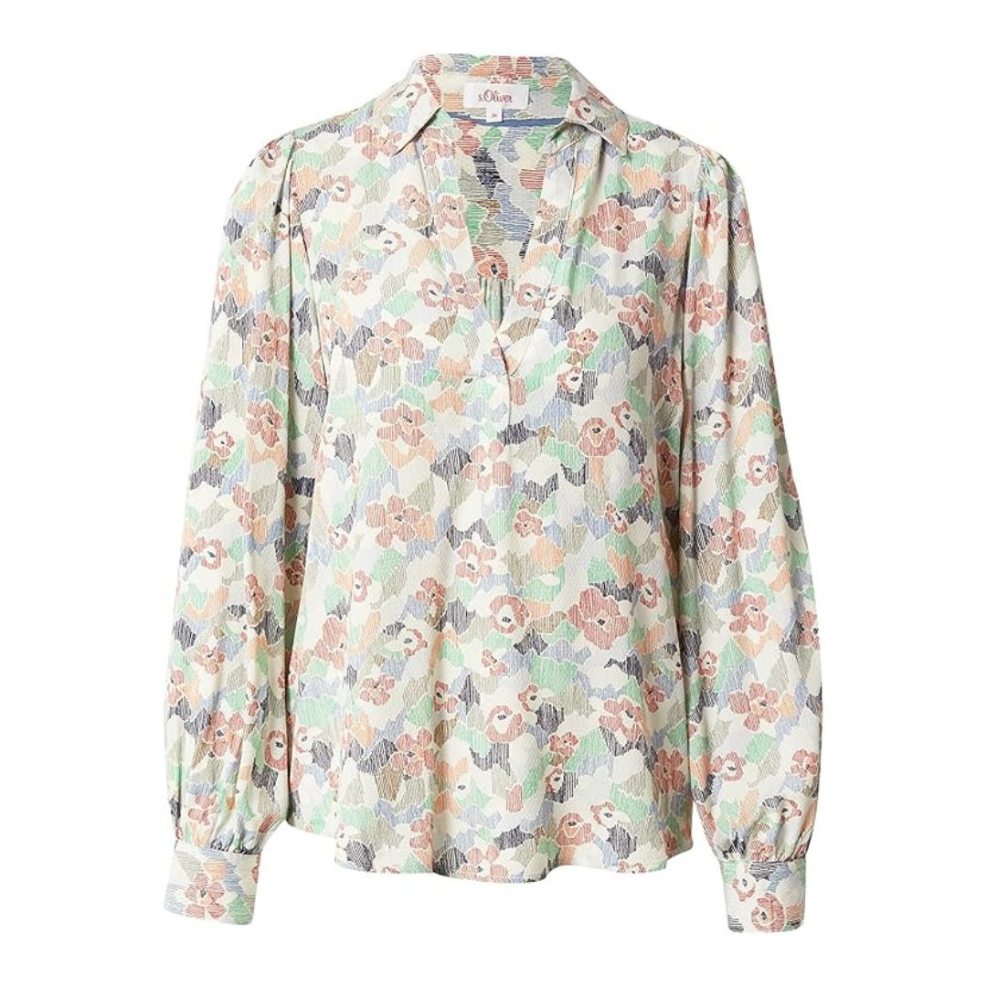 s.Oliver Flower Blouse
