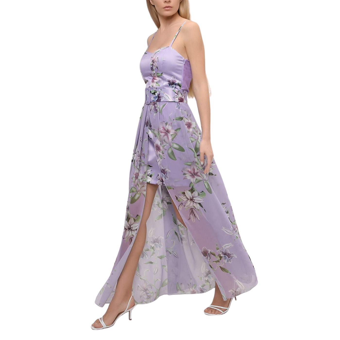 Rinascimento Női Ruha | Lila virágmintás