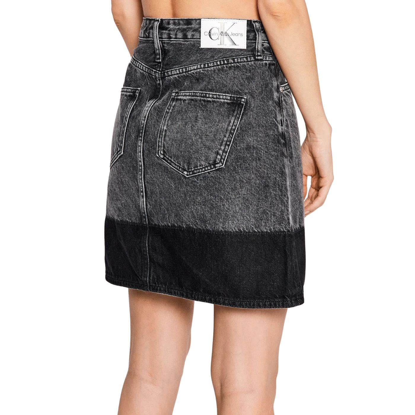 Calvin Klein Black Denim Skirt