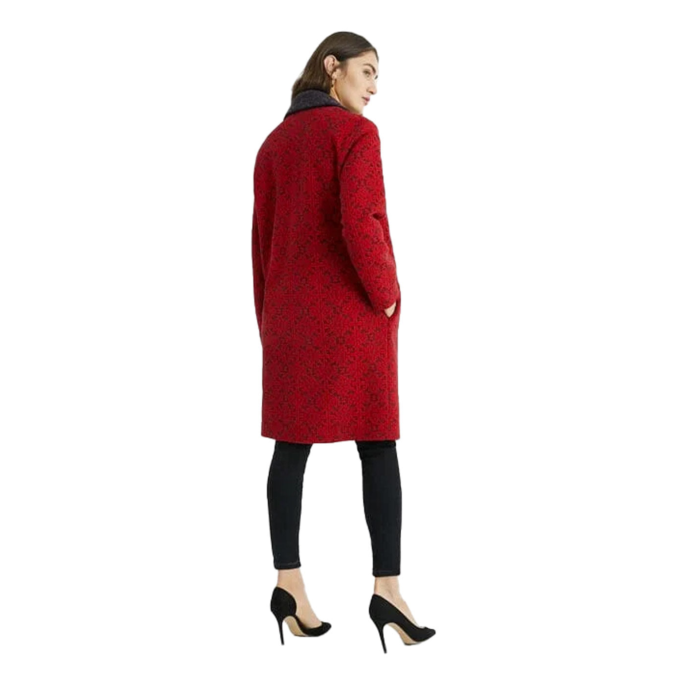 Desigual Abrig Aren Red Coat