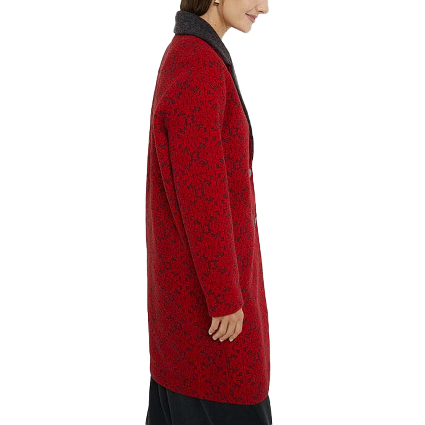 Desigual Abrig Aren Red Coat
