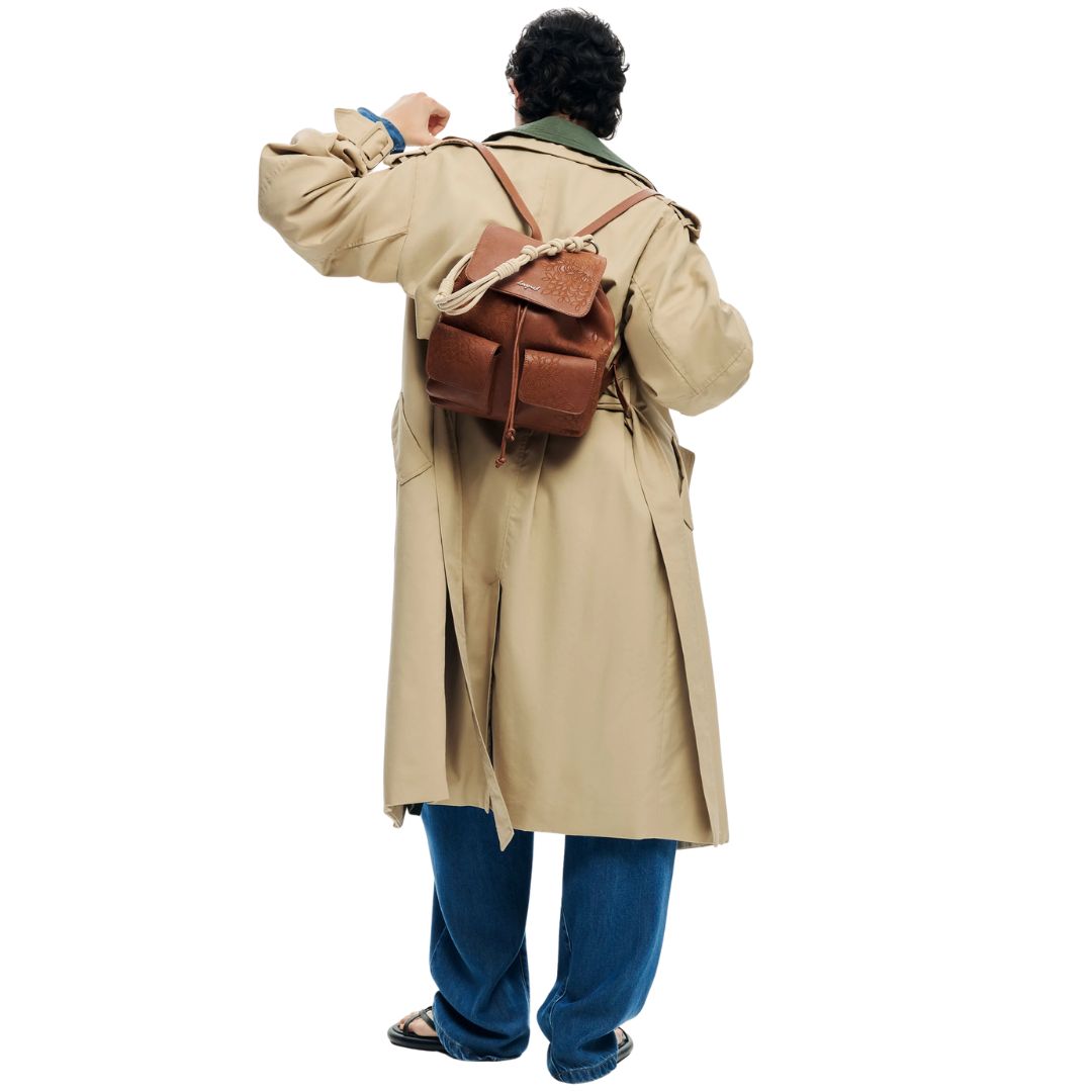 Desigual Brown Backpack