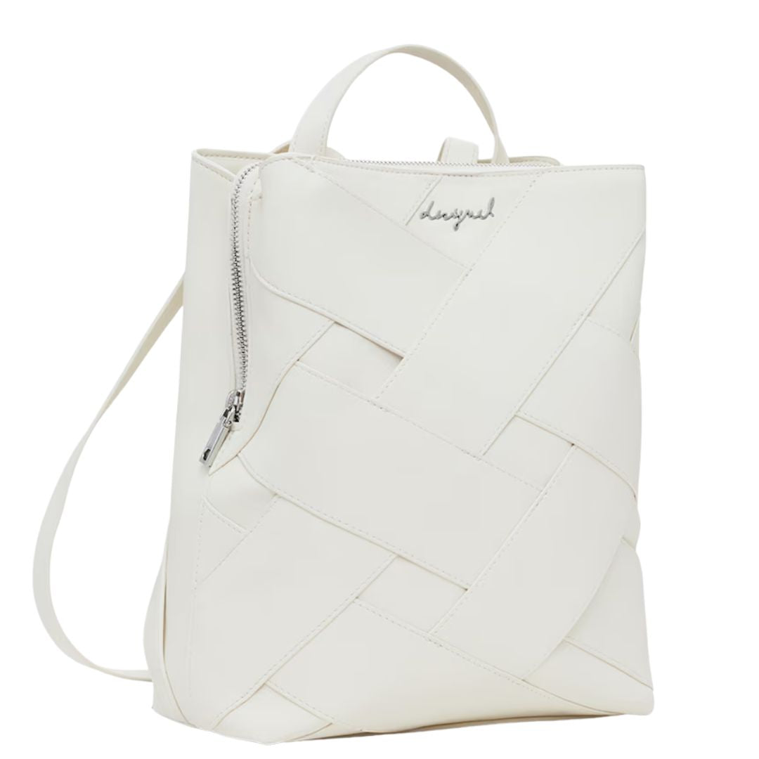 Desigual White Backpack