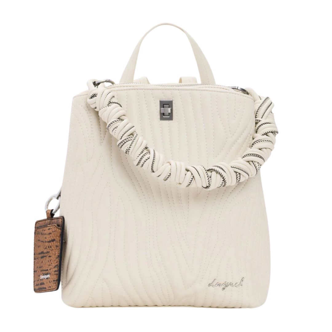 Desigual White Backpack