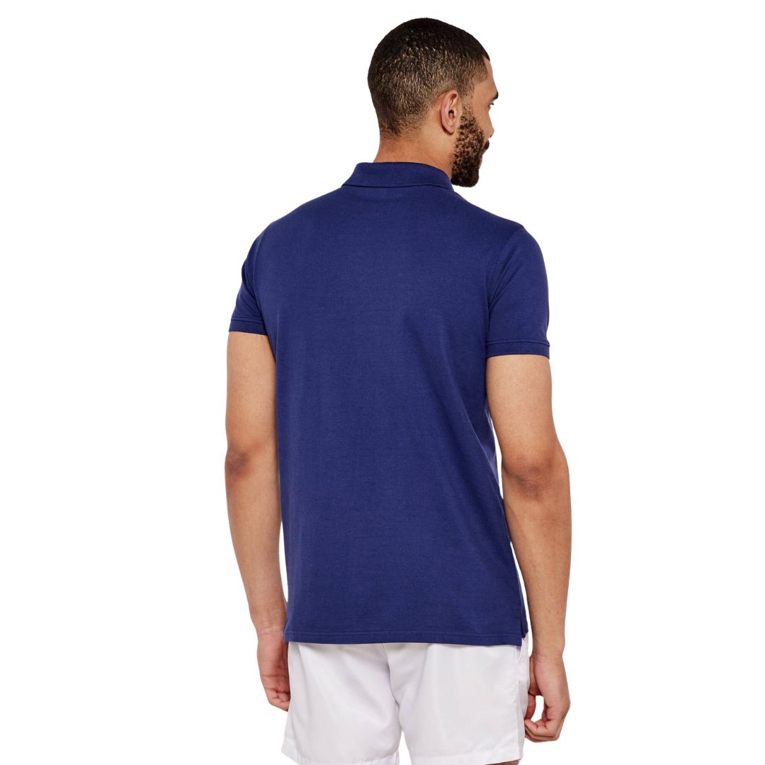Plein Sport Swim Men Blue Polo Shirt