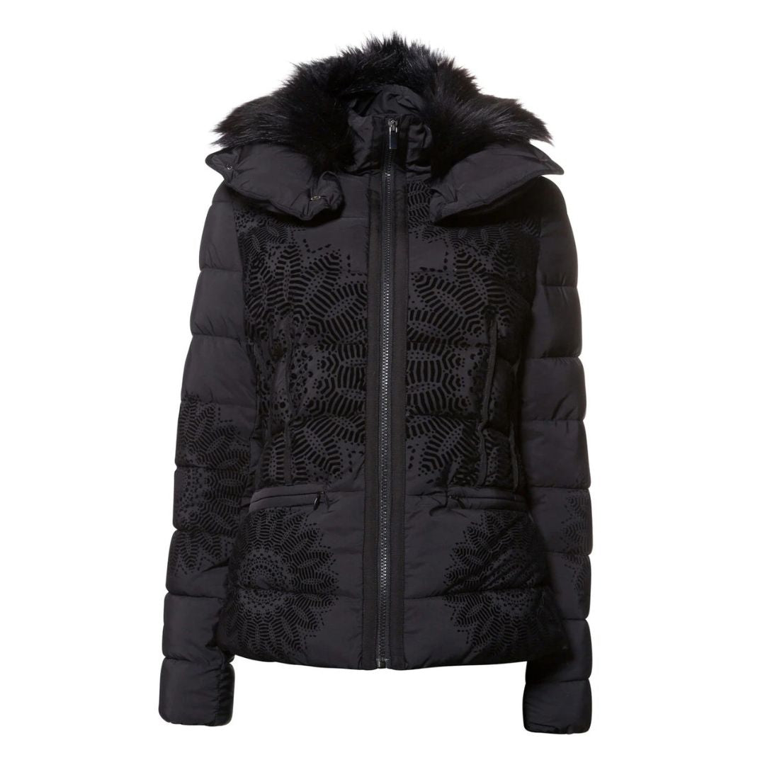 Desigual Padded Komoderi Jacket | Black