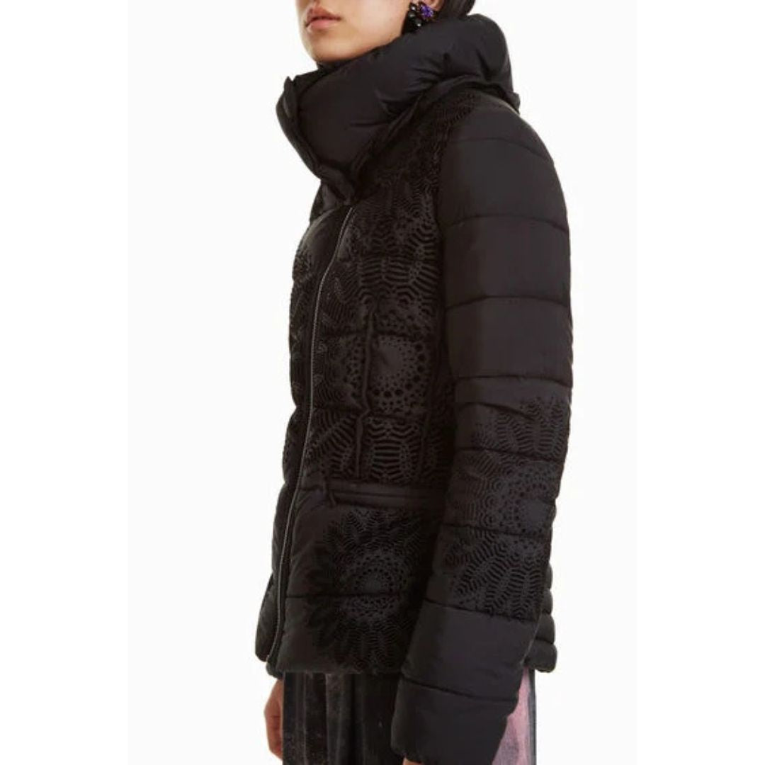 Desigual Padded Komoderi Jacket | Black