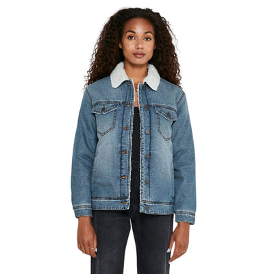 Noisy May Teddy Denim Jacket