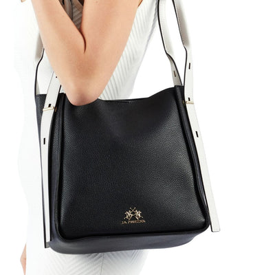 La Martina Heritage Leather Shoulderbag