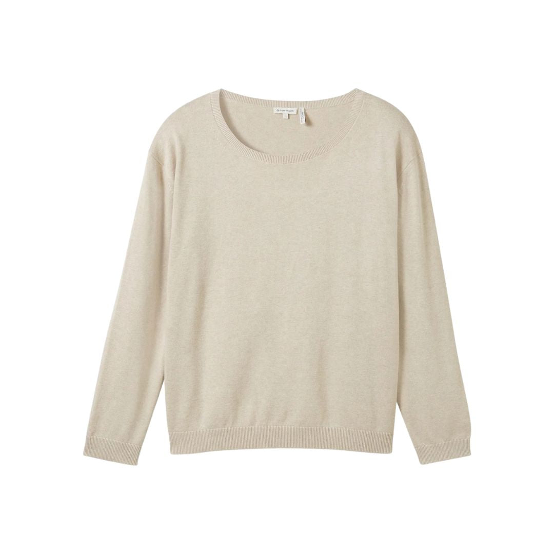 Tom Tailor Beige Pullover