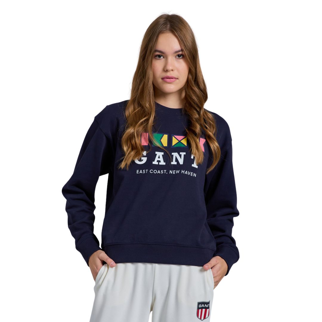 Gant Flags C Neck Sweatshirt