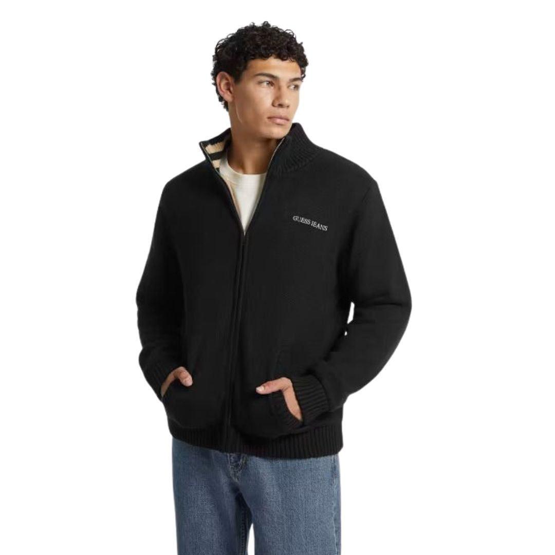 Guess Men Teddy Cardigan