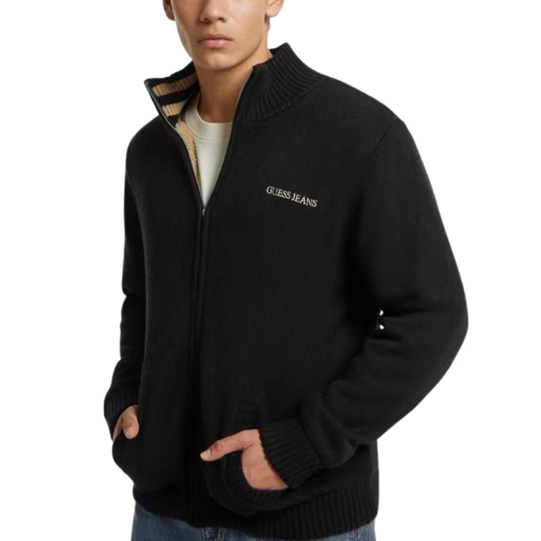Guess Men Teddy Cardigan