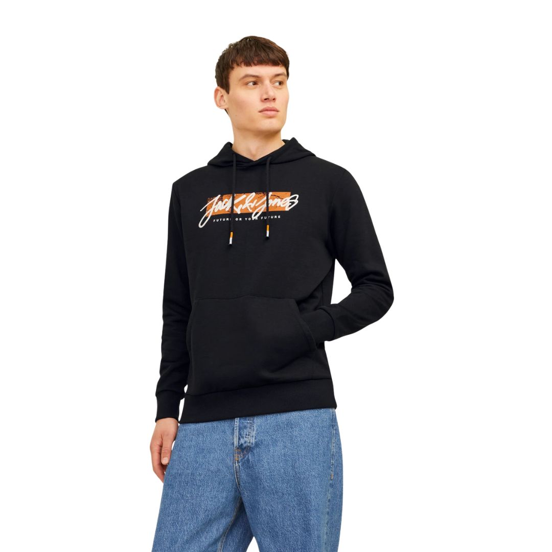 Jack & Jones Black Hoodie