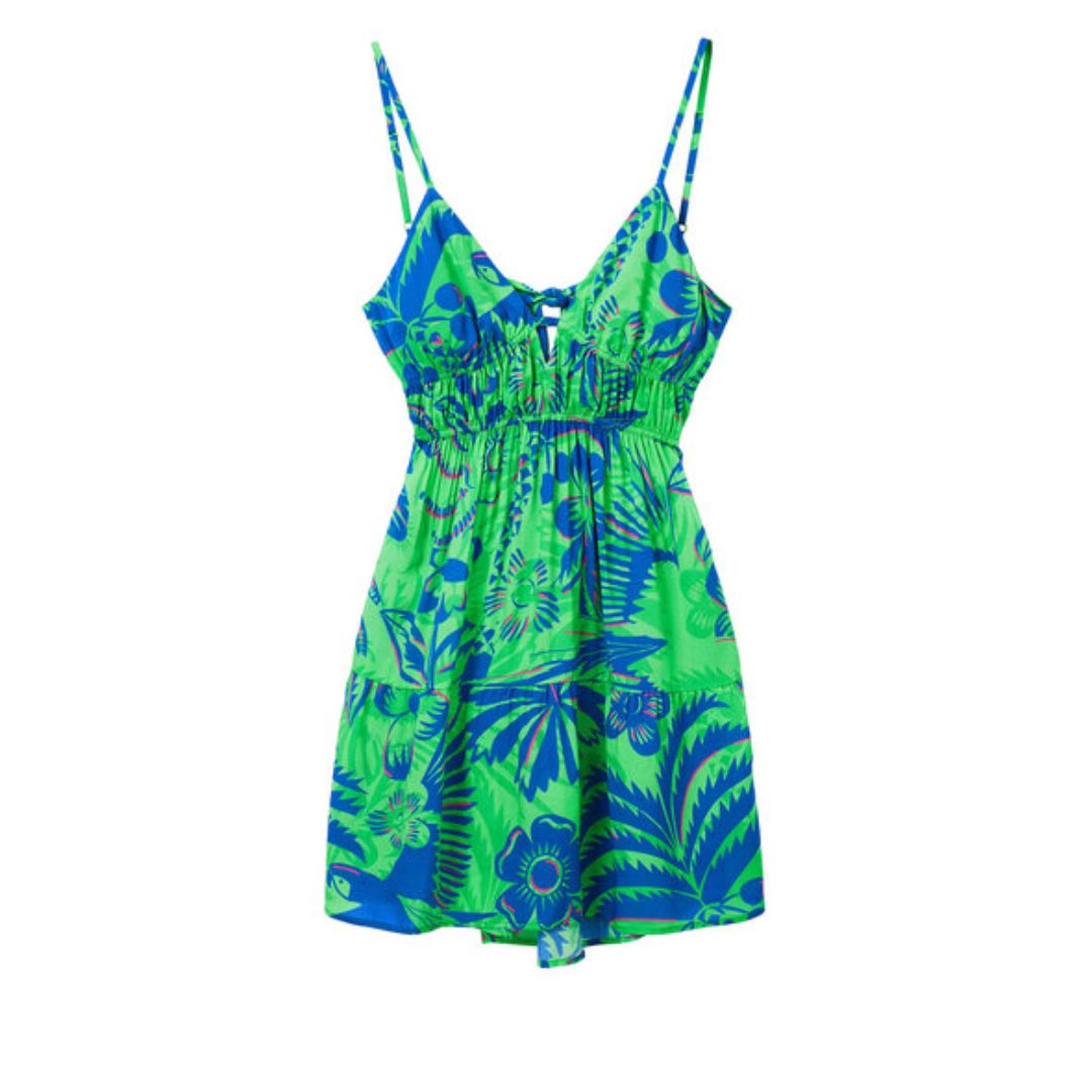 Desigual Green Dress