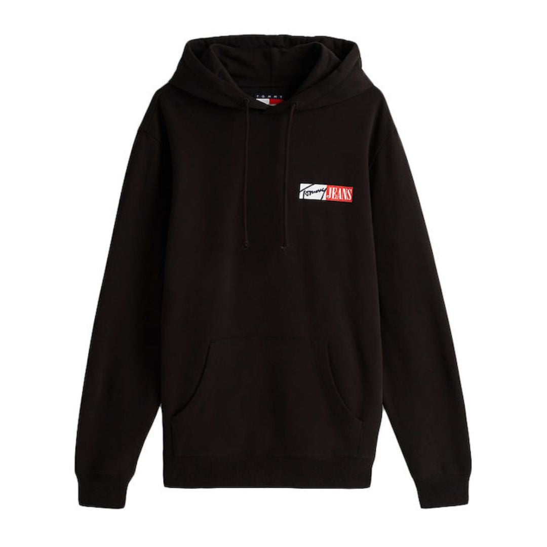 Tommy Hilfiger Men Black Hoodie