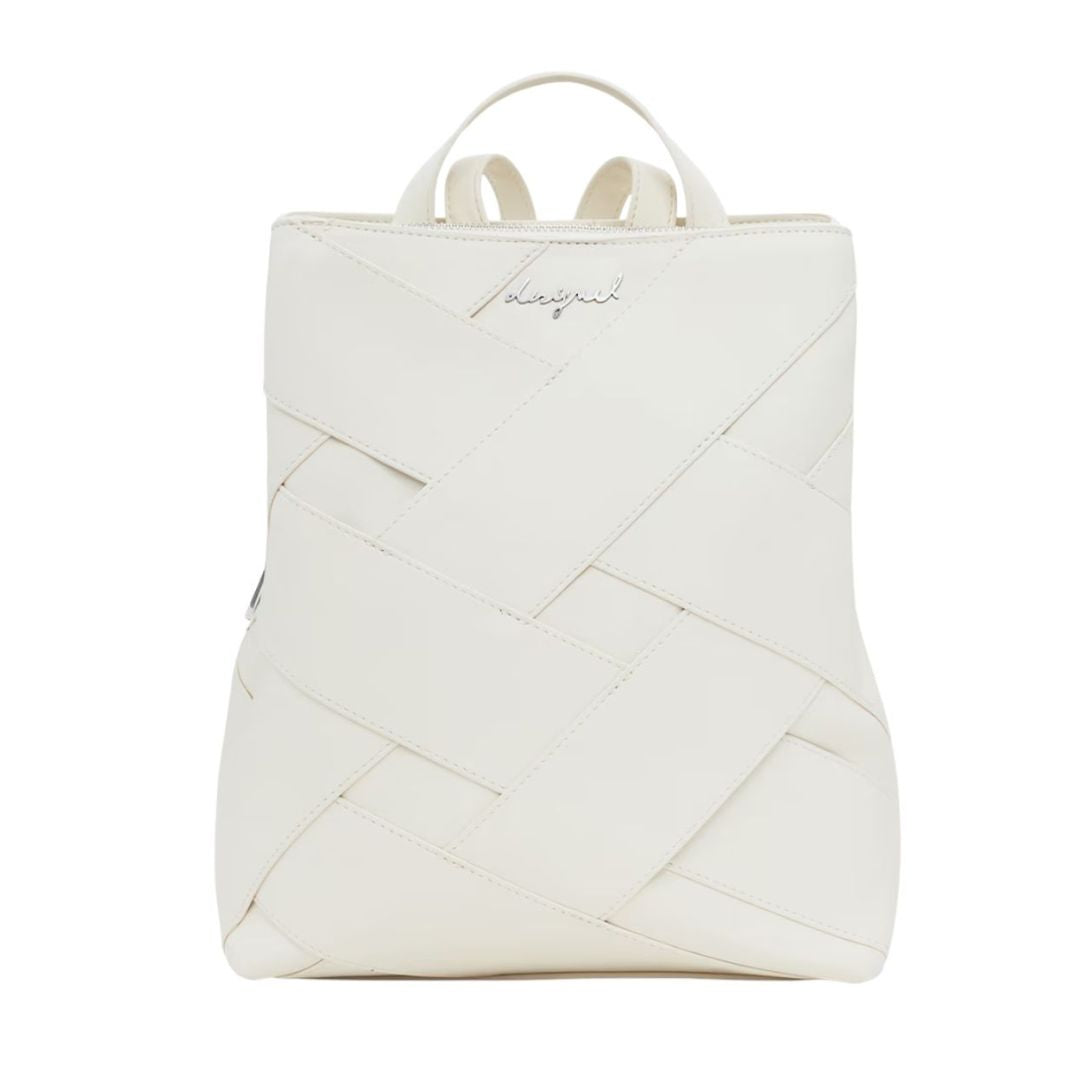 Desigual White Backpack