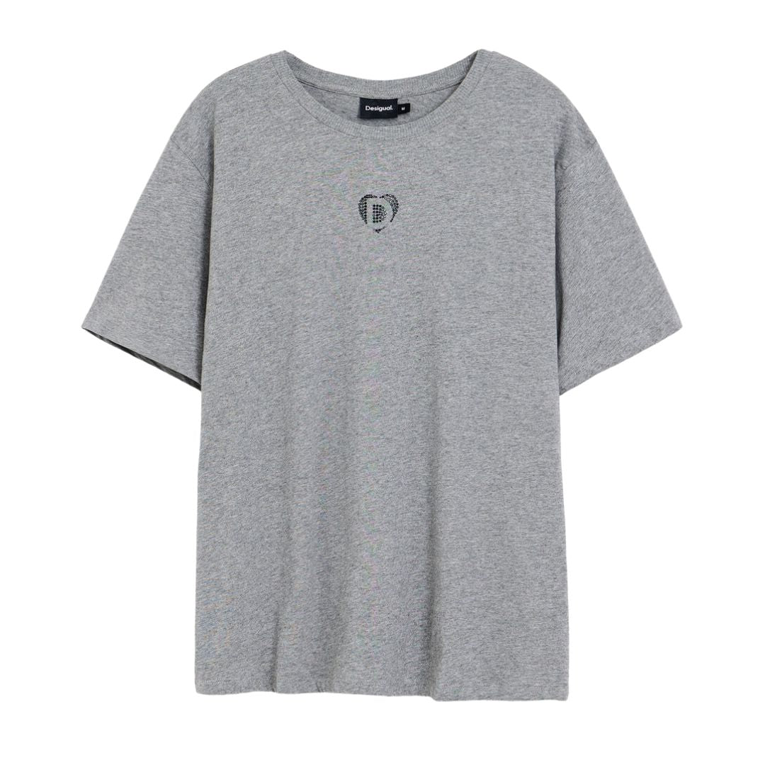 Desigual Dlogo Gris T-shirt