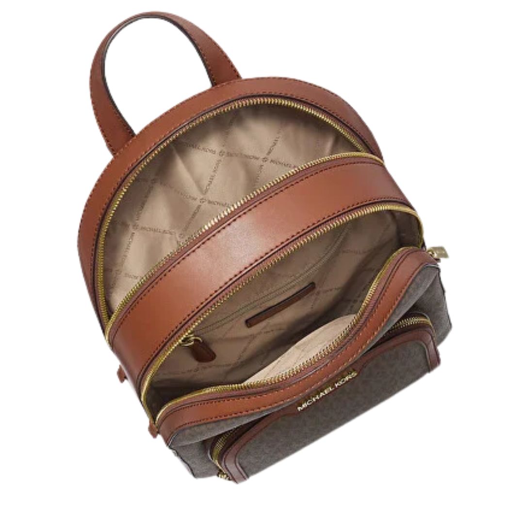 Michael Kors Medium Jaycee Brown Backpack