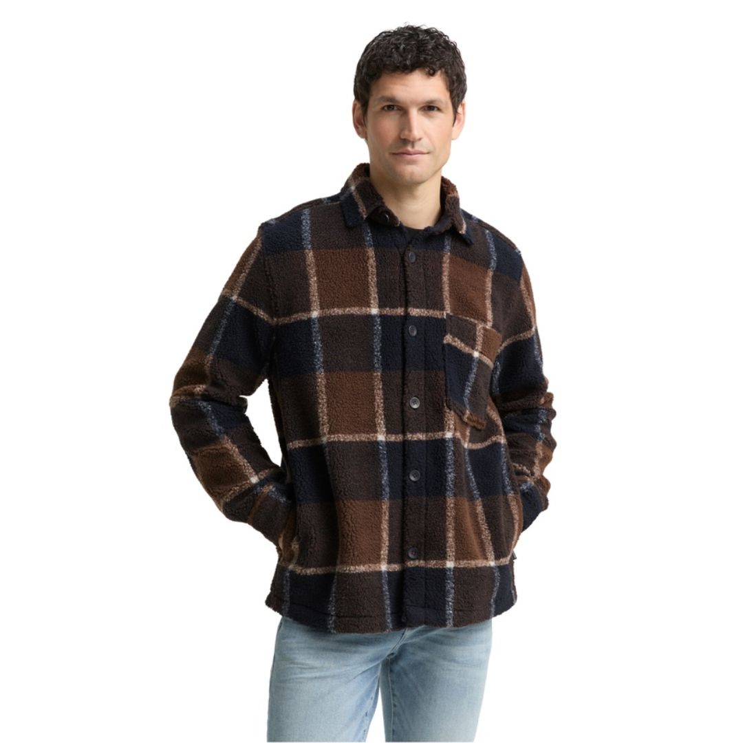 Tom Tailor Men Teddy Shirt Jacket