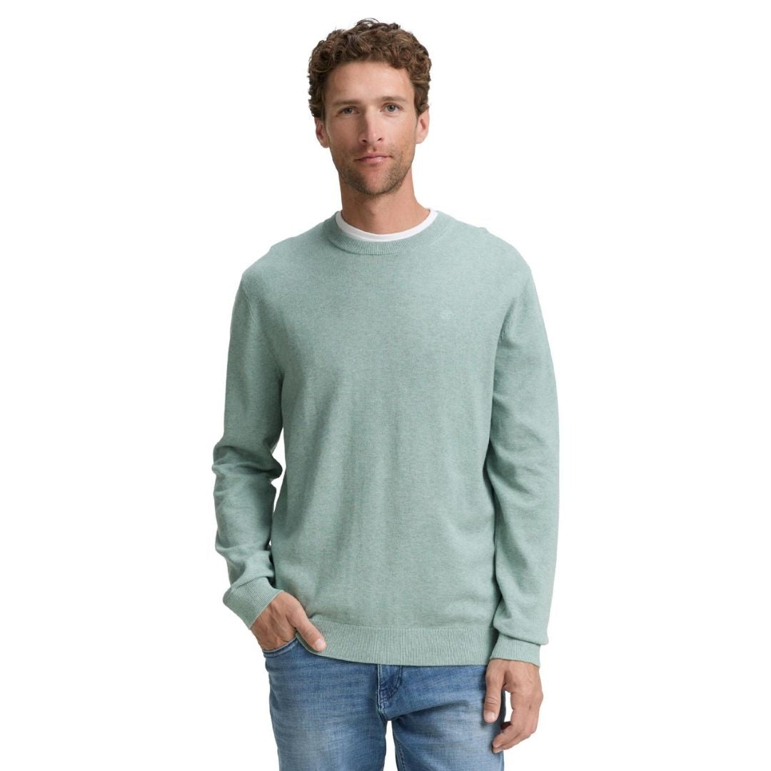Tom Tailor Green Men Pullover