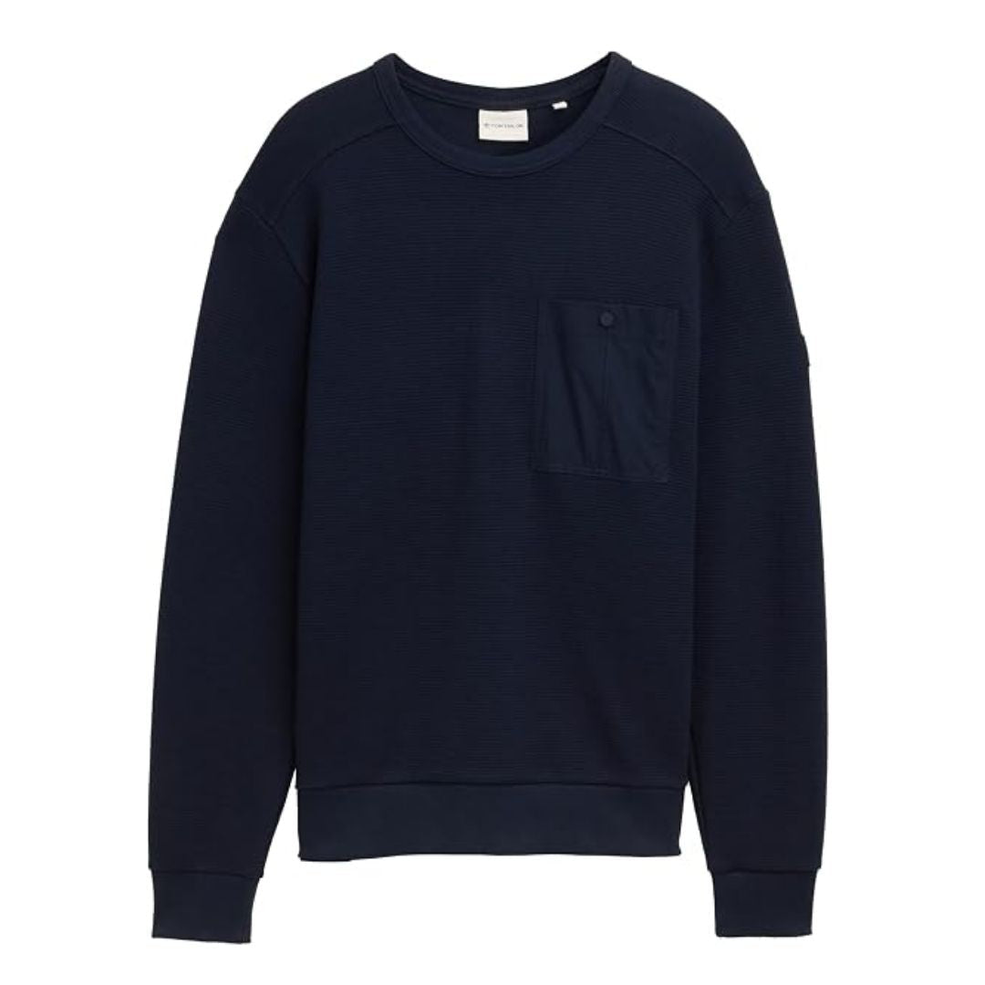 Tom Tailor Blue Men Pullover