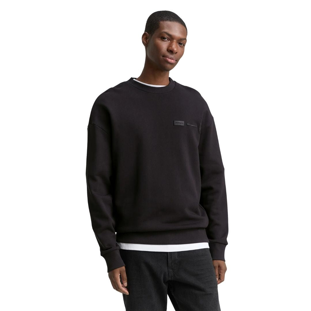 Tom Tailor Black Men Pullover