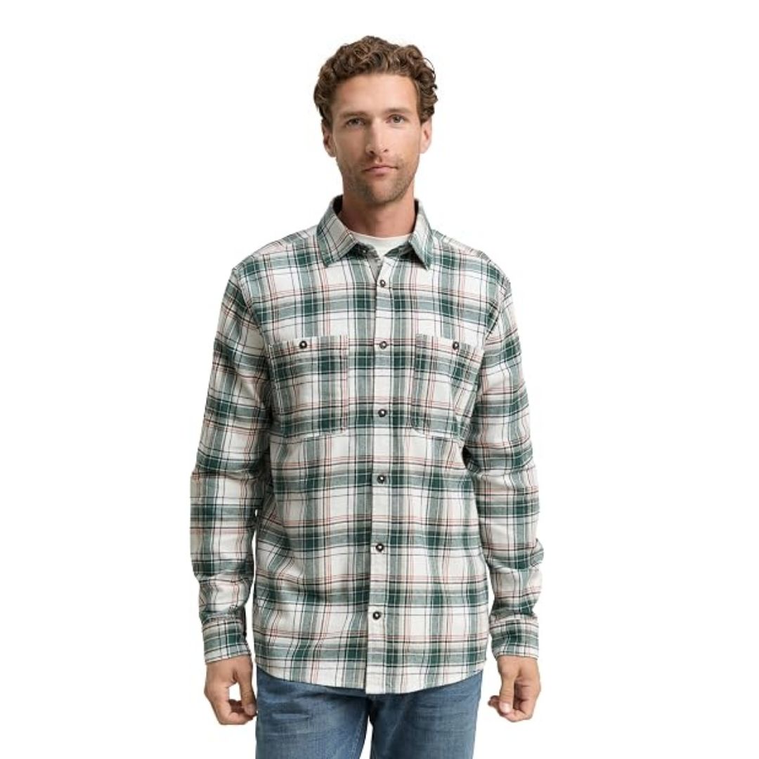Tom Tailor Men Green Shirt