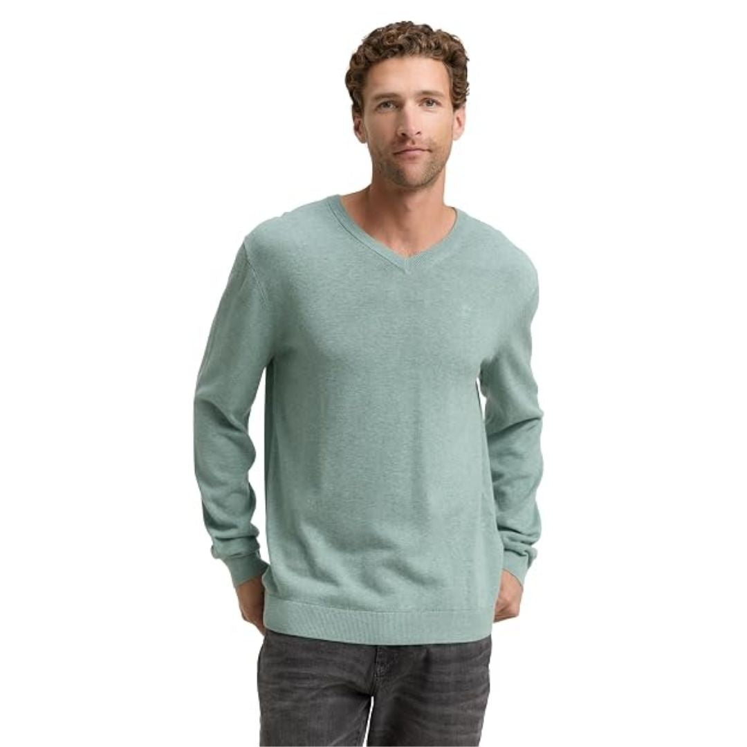 Tom Tailor Green Men Pullover