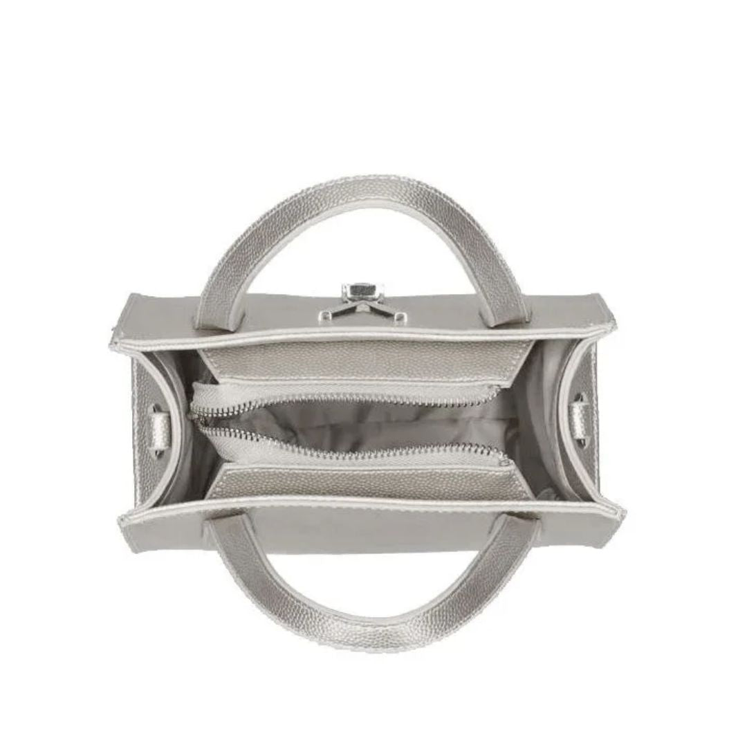 Valentino Divina Silver Handbag