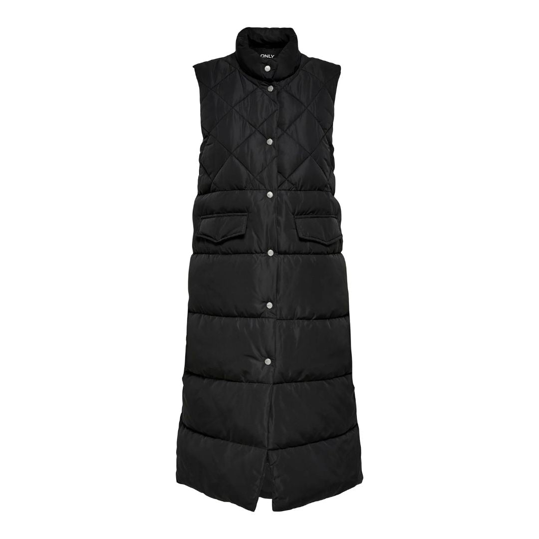 Only Onlstacy Quilted Long Waistcoat