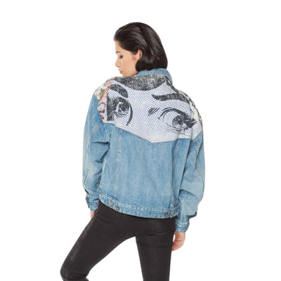 Desigual CHAQ Comic Denim Jacket