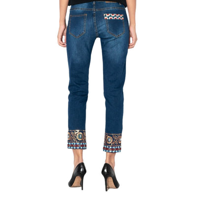 Desigual Ankle Exotic Denim