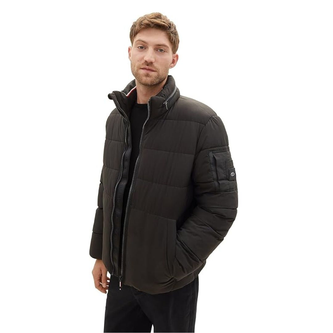 Tom Tailor Puffer Coat | Black