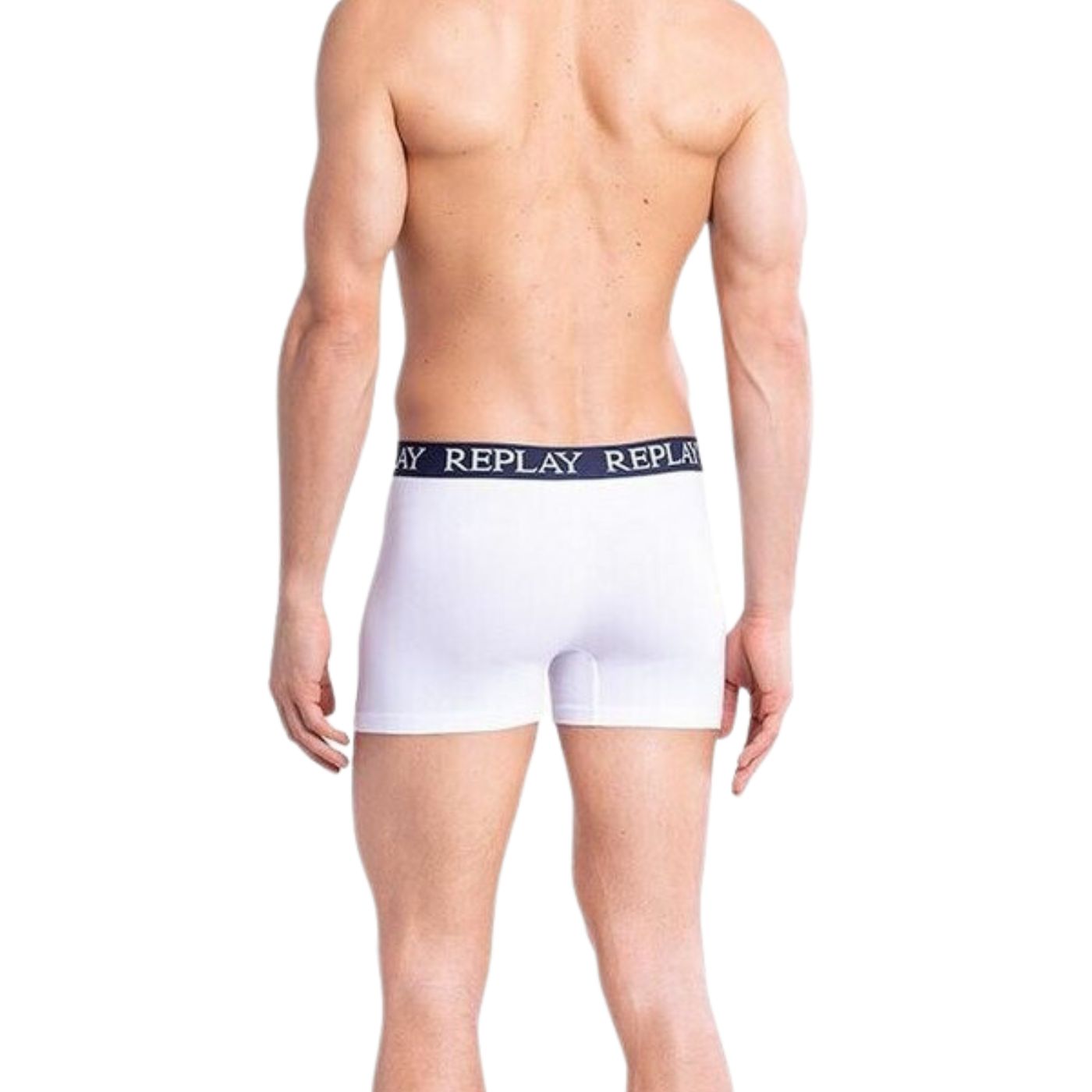 REPLAY Boxer Set 2pc White and Blue