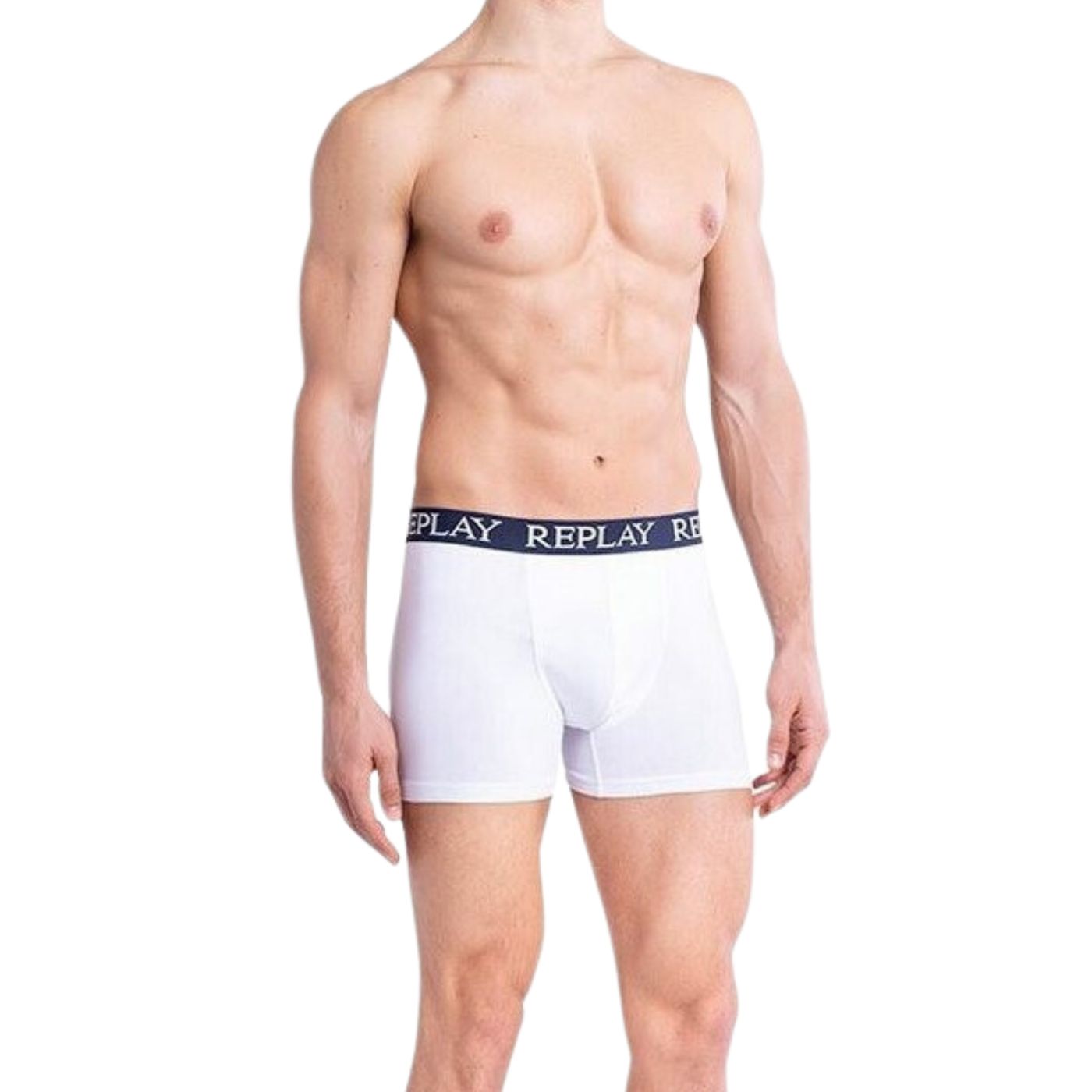 REPLAY Boxer Set 2pc White and Blue