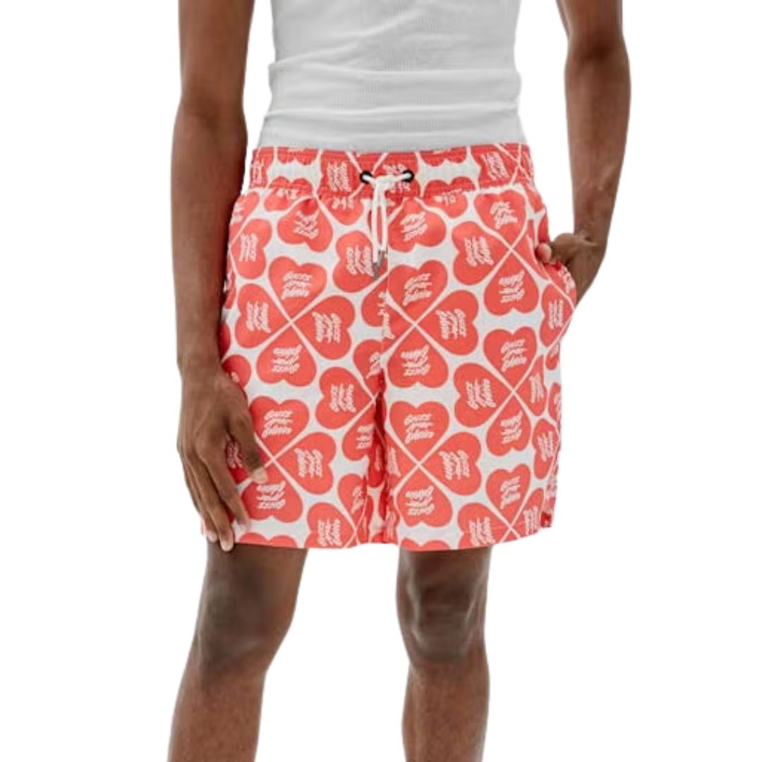 Guess Red Heart Swimshorts