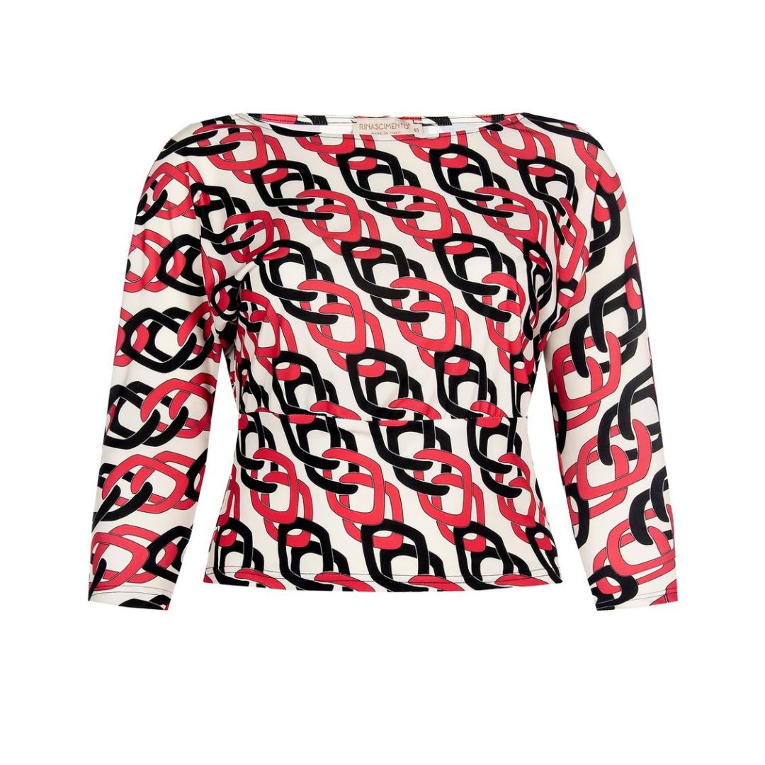 Rinascimento Print Blouse