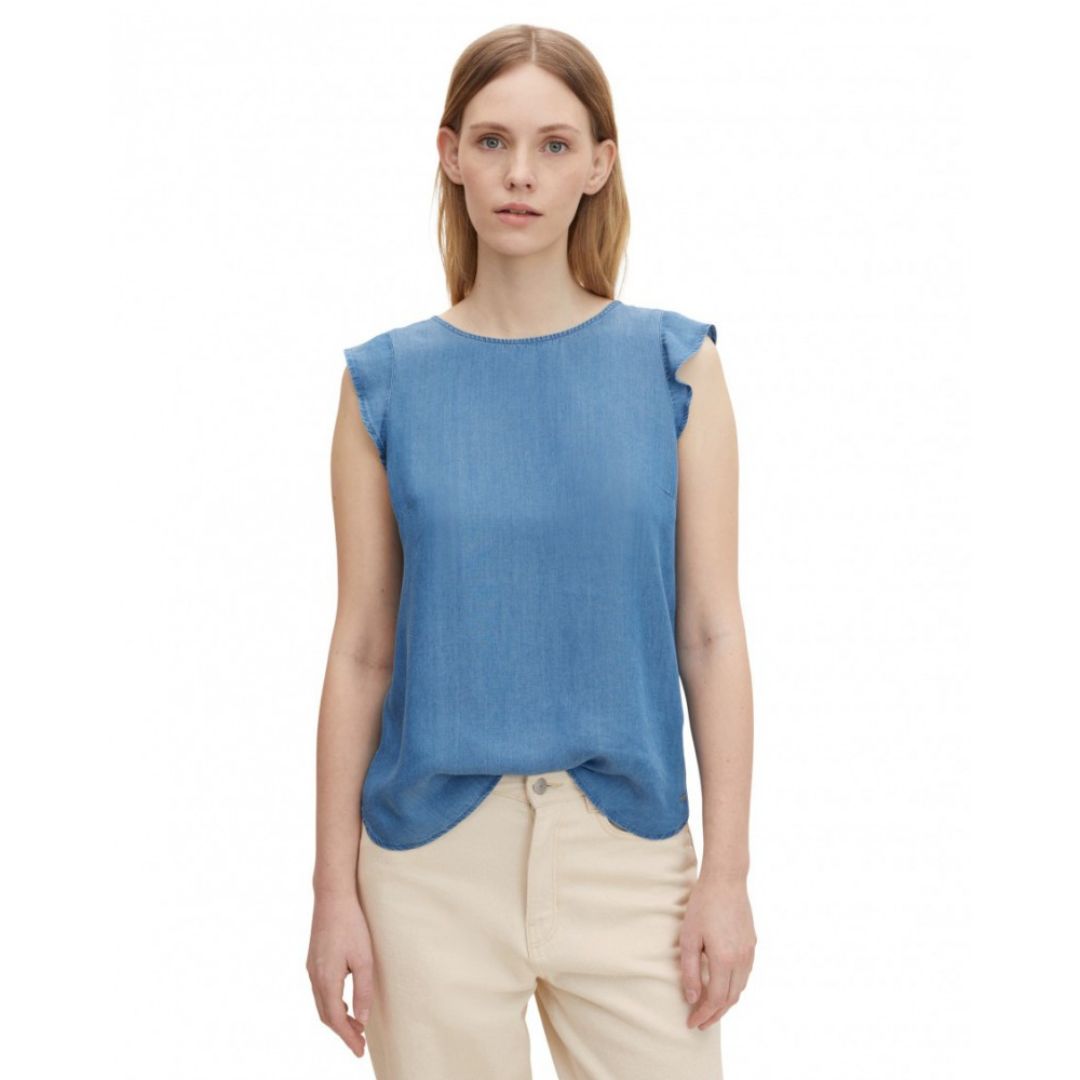 Tom Tailor Ruffle Sleeve Blouse