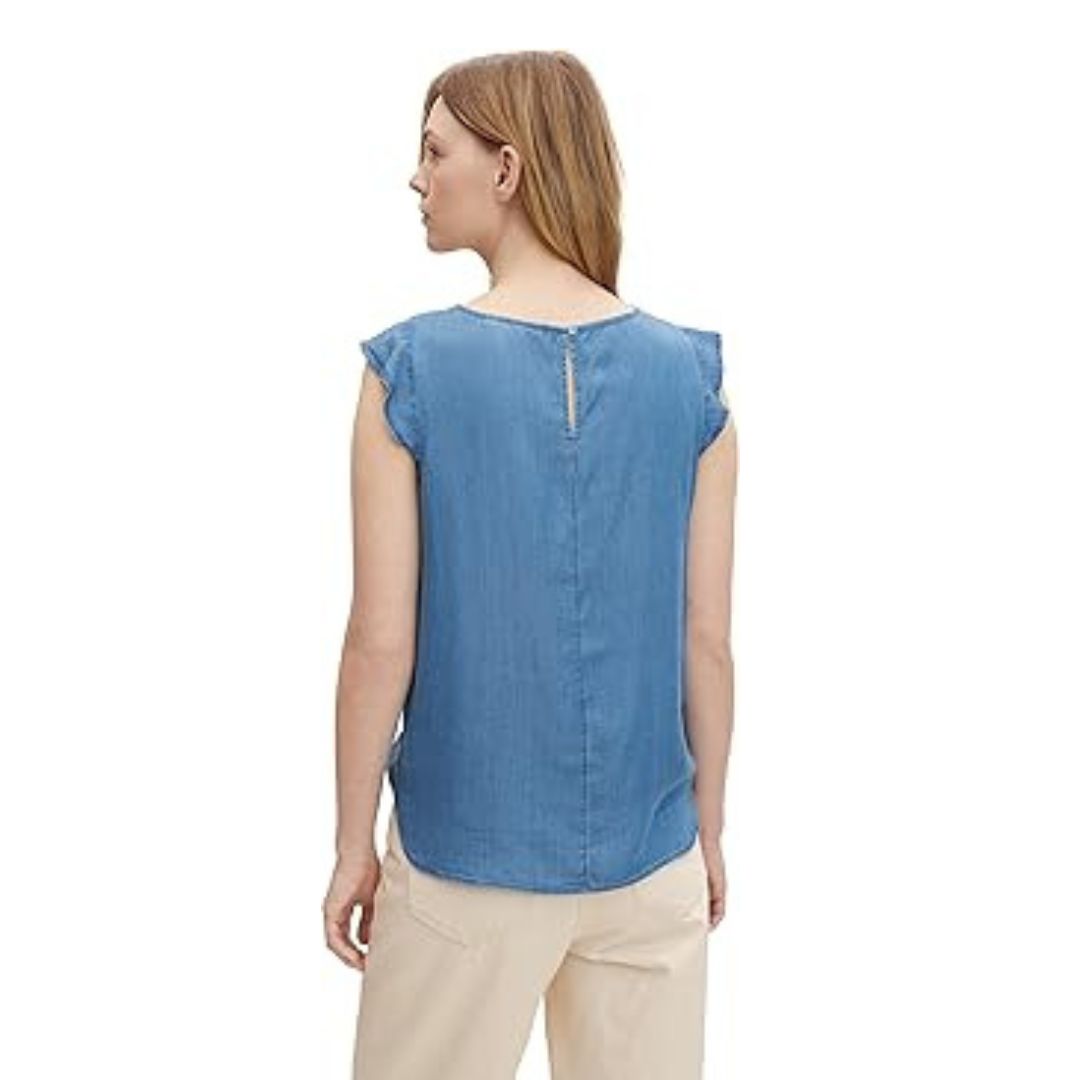 Tom Tailor Ruffle Sleeve Blouse