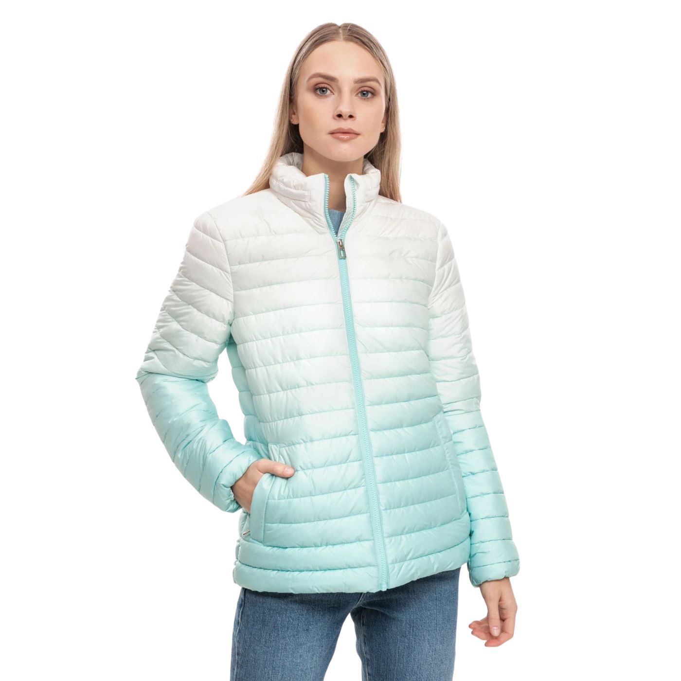 Tom Tailor Padded Jacket | Blue White